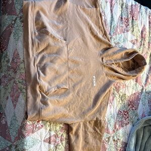 PINK Victoria's Secret Tan Hoodie Size XXL (Never worn!)